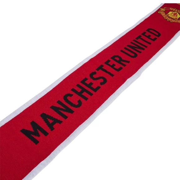 Adidas Manchester United Scarf MUFC Soccer Football England Premier League OS - Picture 6 of 16